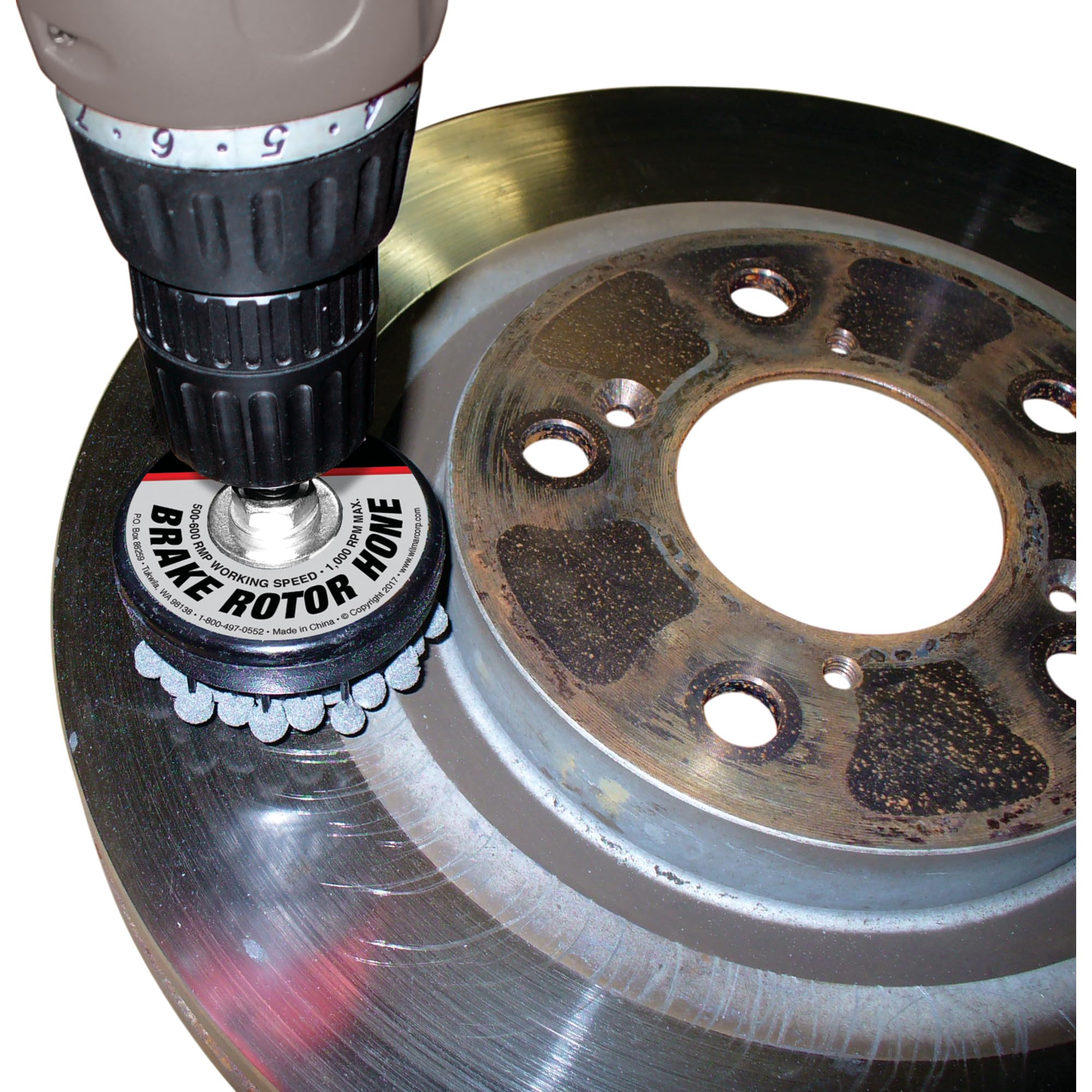 W80629 Performance Tool 2-1/2-Inch Brake Rotor Hone 120 Grit Flexible Ball Stones, 1 Pack