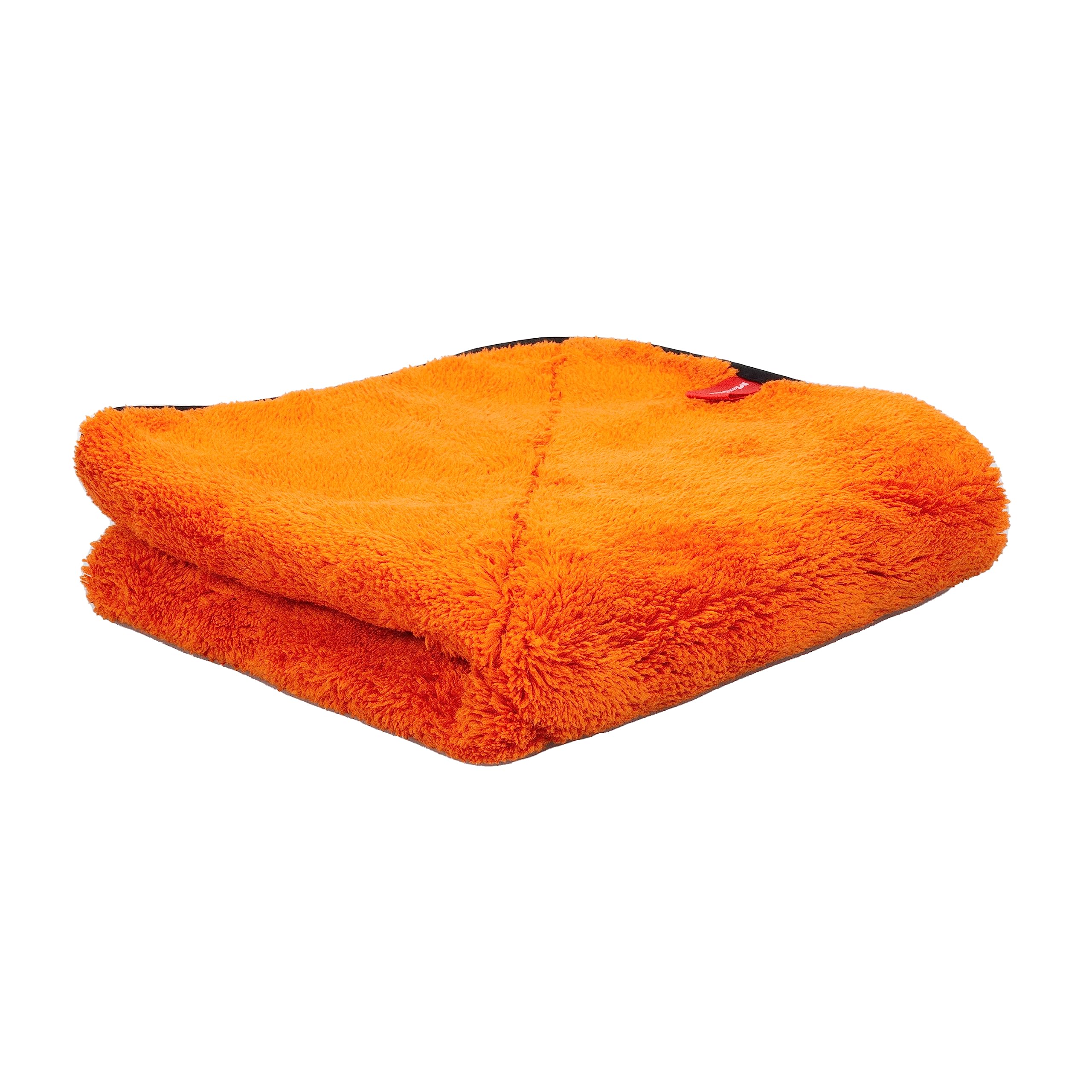 Ultimate Maxshine 16" x 16" Crazy Orange Microfiber Towel (1000GSM) – Ultra-Plush, High-Absorbency Drying Cloth – Scratch-Free for Car Detailing, Cleaning & Polishing