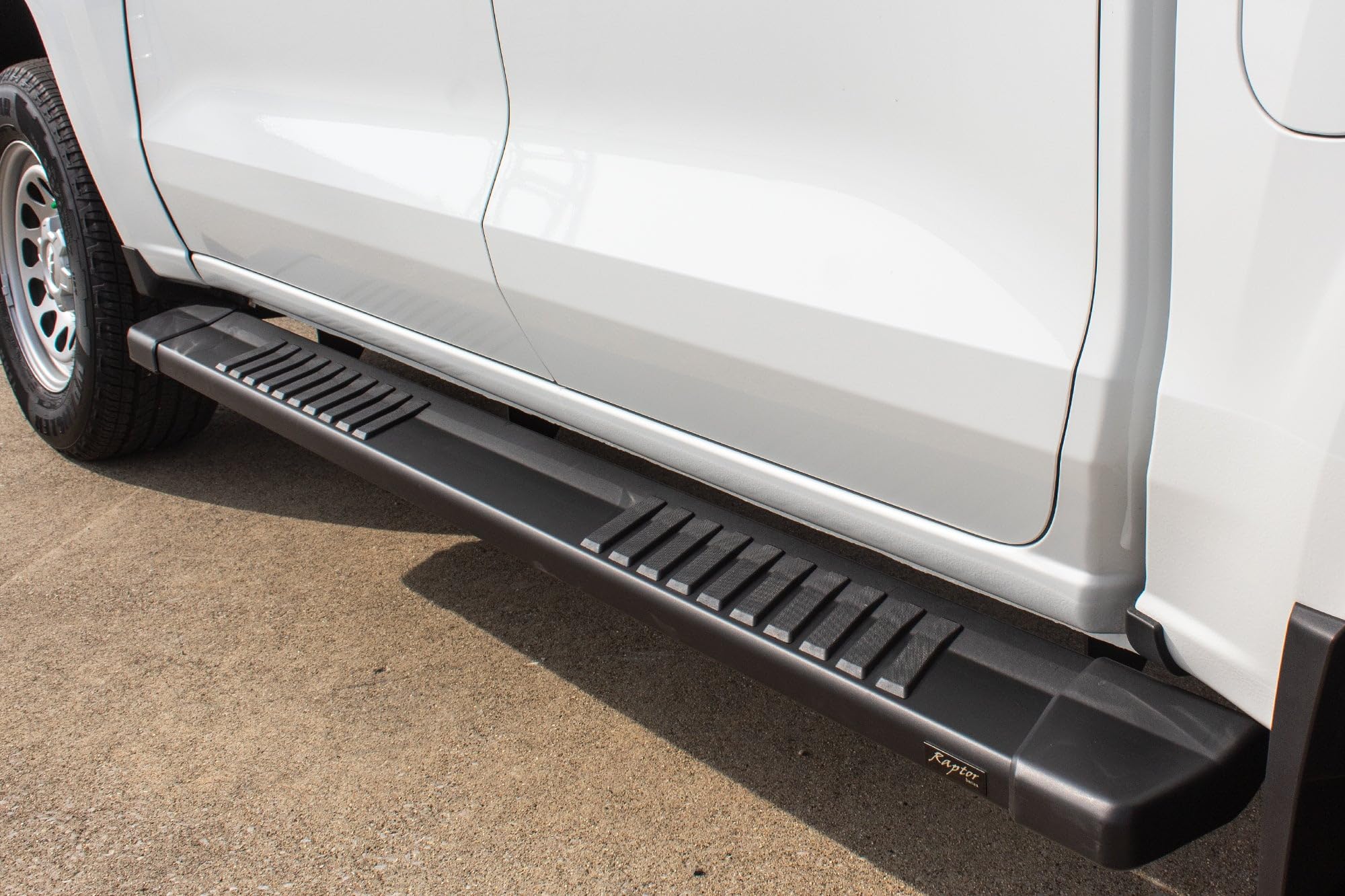 Running Boards Raptor Series Steps 6in OEM Style Black Aluminum Compatible with 15-26 Colorado/Canyon Crew Cab