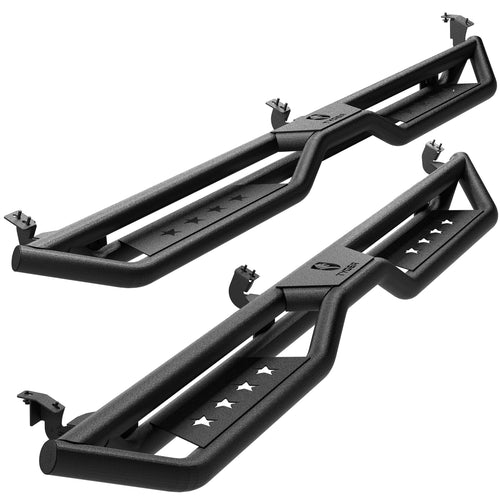 Tyger Auto Compatible Star Strider with 2005-2023 Toyota Tacoma | Double Cab | TG-SR2T74938 | Side Step Rails Nerf Bars Running Boards