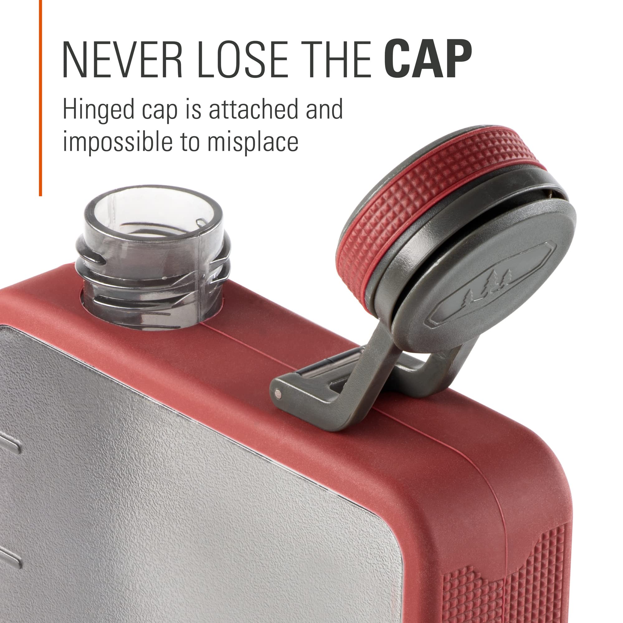 Boulder Flask GSI Outdoors 79361 16 Fl. Oz. - Haute Red