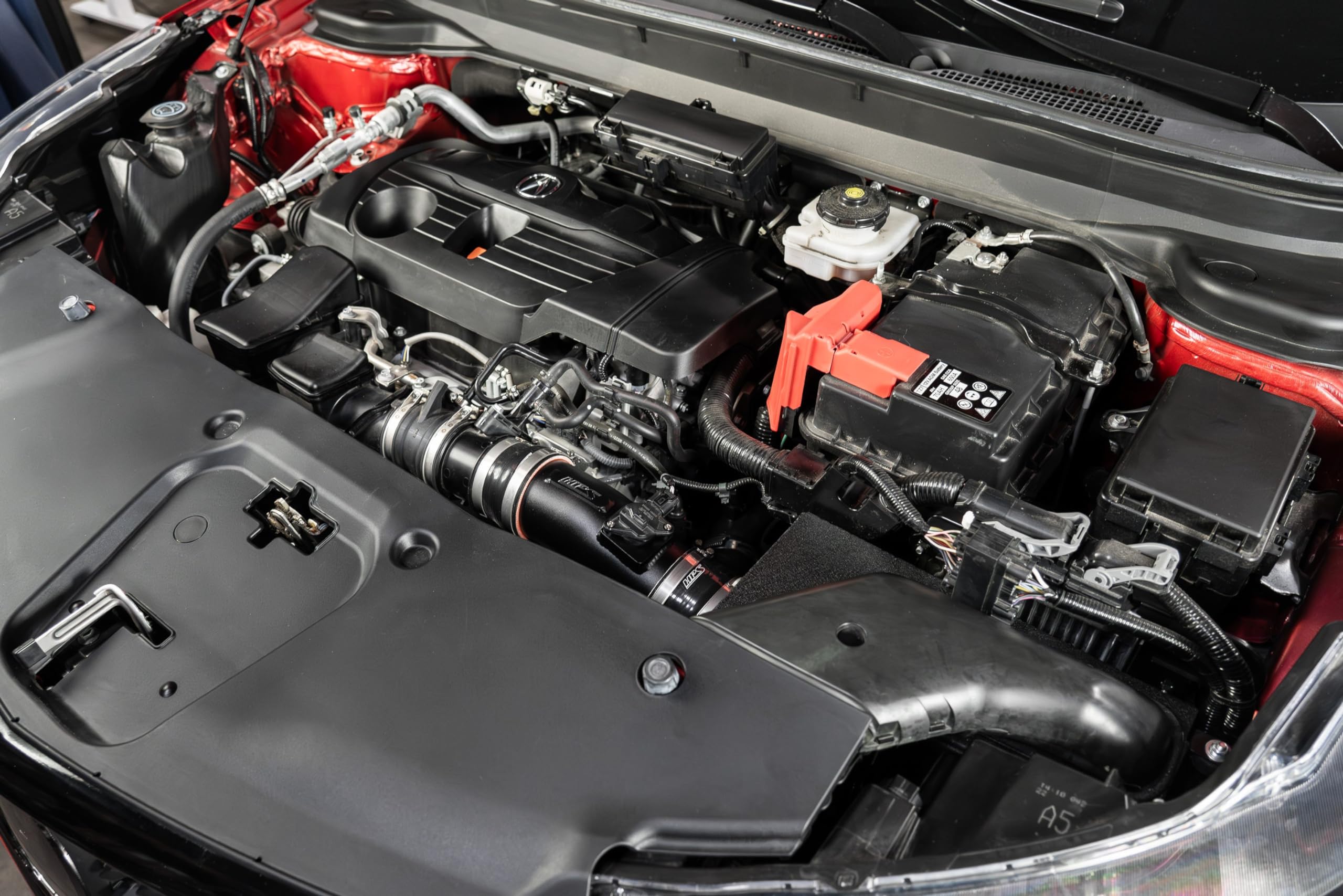 Black HPS Air Intake Kit with Heat Shield Cool Ram Compatible for 2019-2024 Acura RDX 2.0L Turbo, 827-729WB