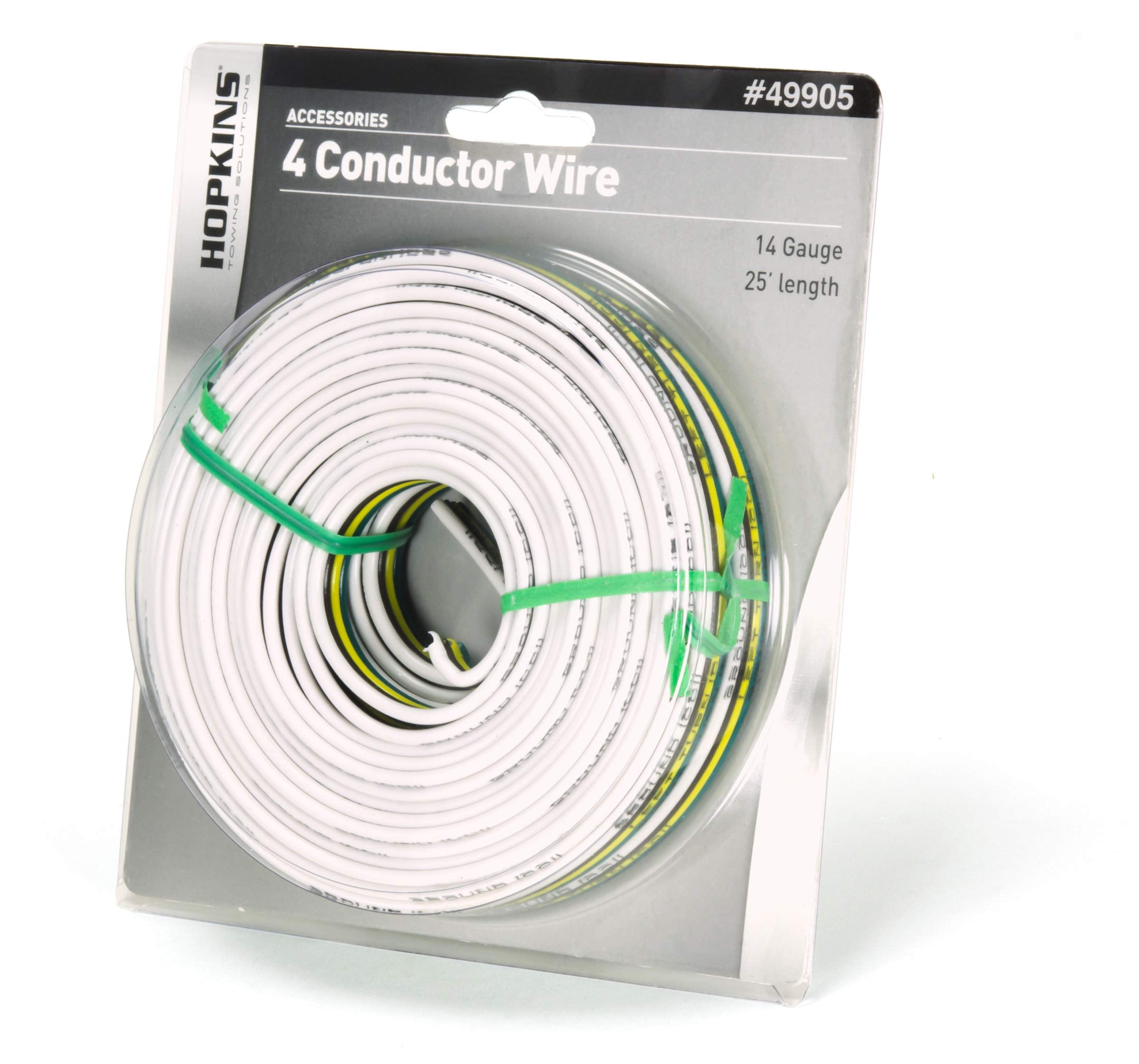 14 Gauge Hopkins Towing Solutions 49905 4 Wire Bonded Wire Spool, 25 Feet