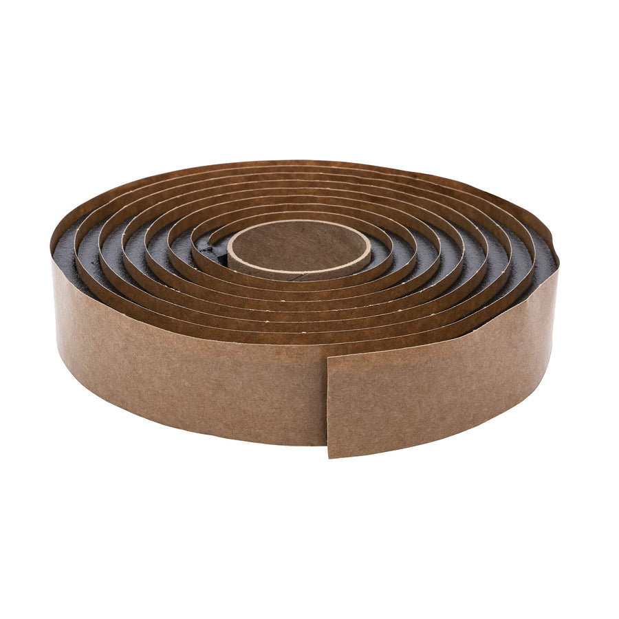 Alpha Systems 3/8" x 1" x 10' Trim Grade Tape, Dark Gray (16/Case)