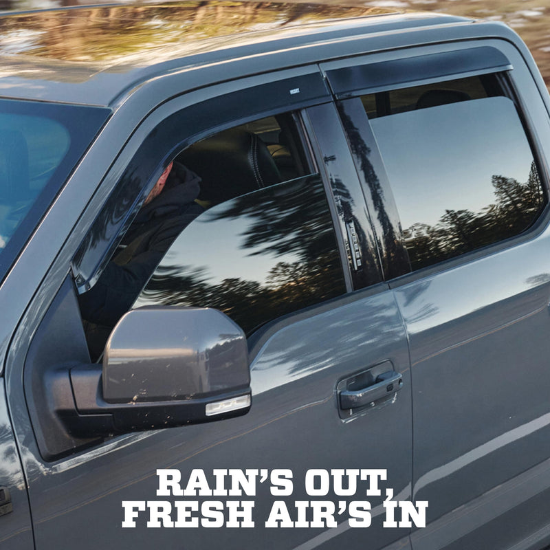 Husky Liners Ventvisor Low Profile Rain Guards | Fits 2024-2026 Chevrolet Equinox EV | Front & Rear, Smoke, 4-pcs. | 2854132