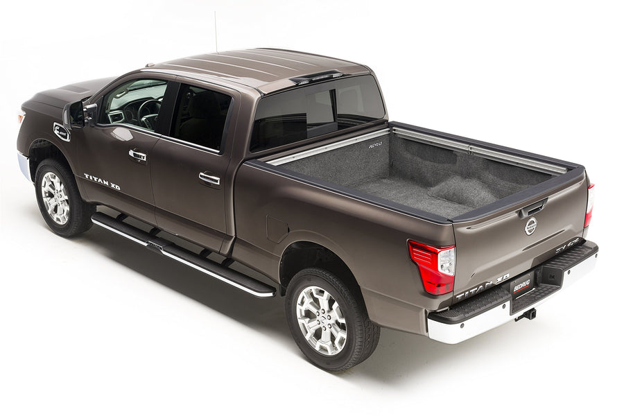 Classic Bed Liner Bedrug | Fits 2004 - 2024 Nissan Titan Crew Cab 5.5' Bed (BRZSPRAYON is required if installing over Spray-In Liner), Charcoal Grey | BRN04CCK