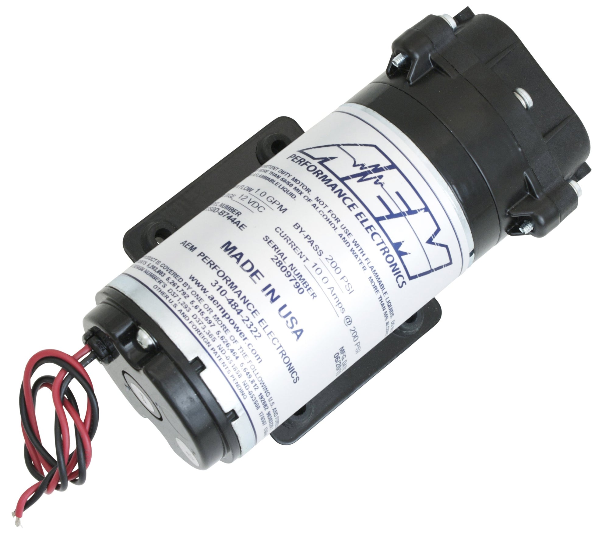 Water/Methanol Injection Pump AEM 30-3015, Black