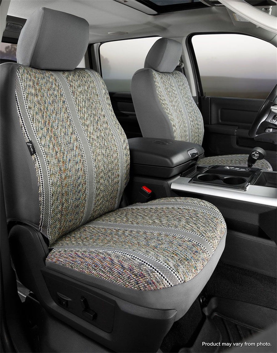Custom Fit Fia TR49-33 GRAY Bucket Seats Front Seat Cover - Saddle Blanket, (Gray)