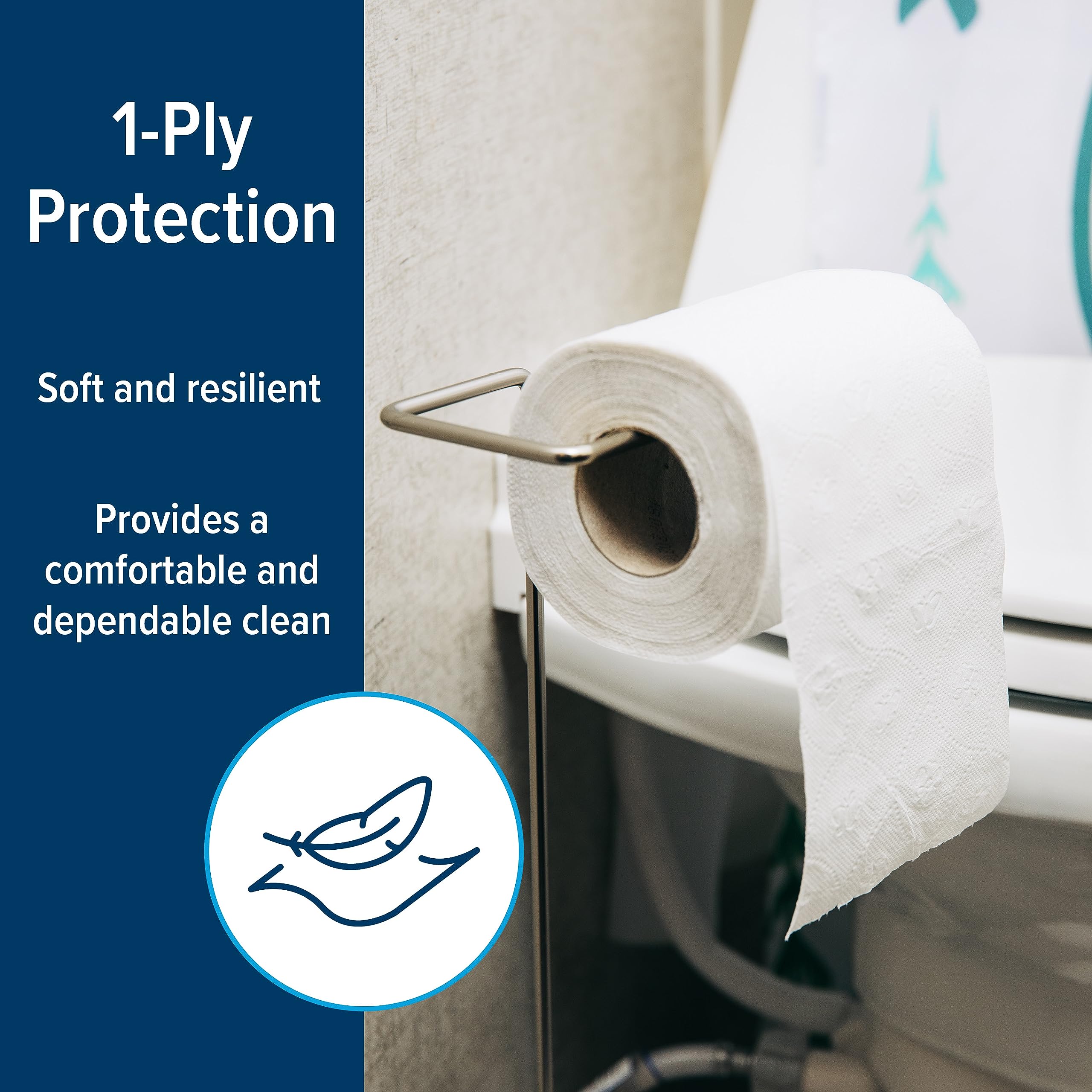 Toilet Tissue Camco 40276, 1 Pack of 4 Rolls, White