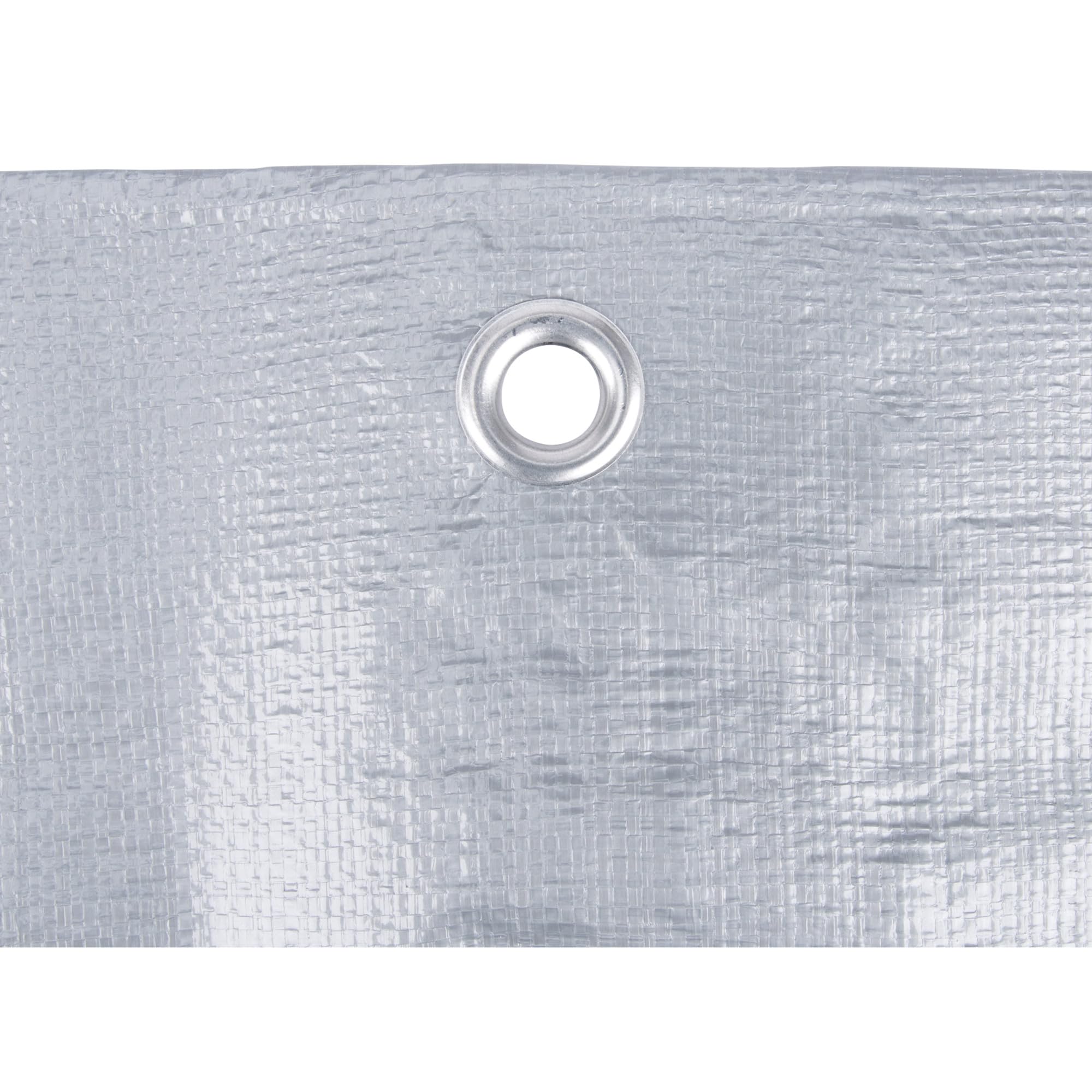 Silver Tarp Performance Tool W7002 (6 x 8 ft.) Great for Tarpaulin Canopy Tent, Boat, RV Or Pool Cover Performance Tool (HD Poly Tarp)