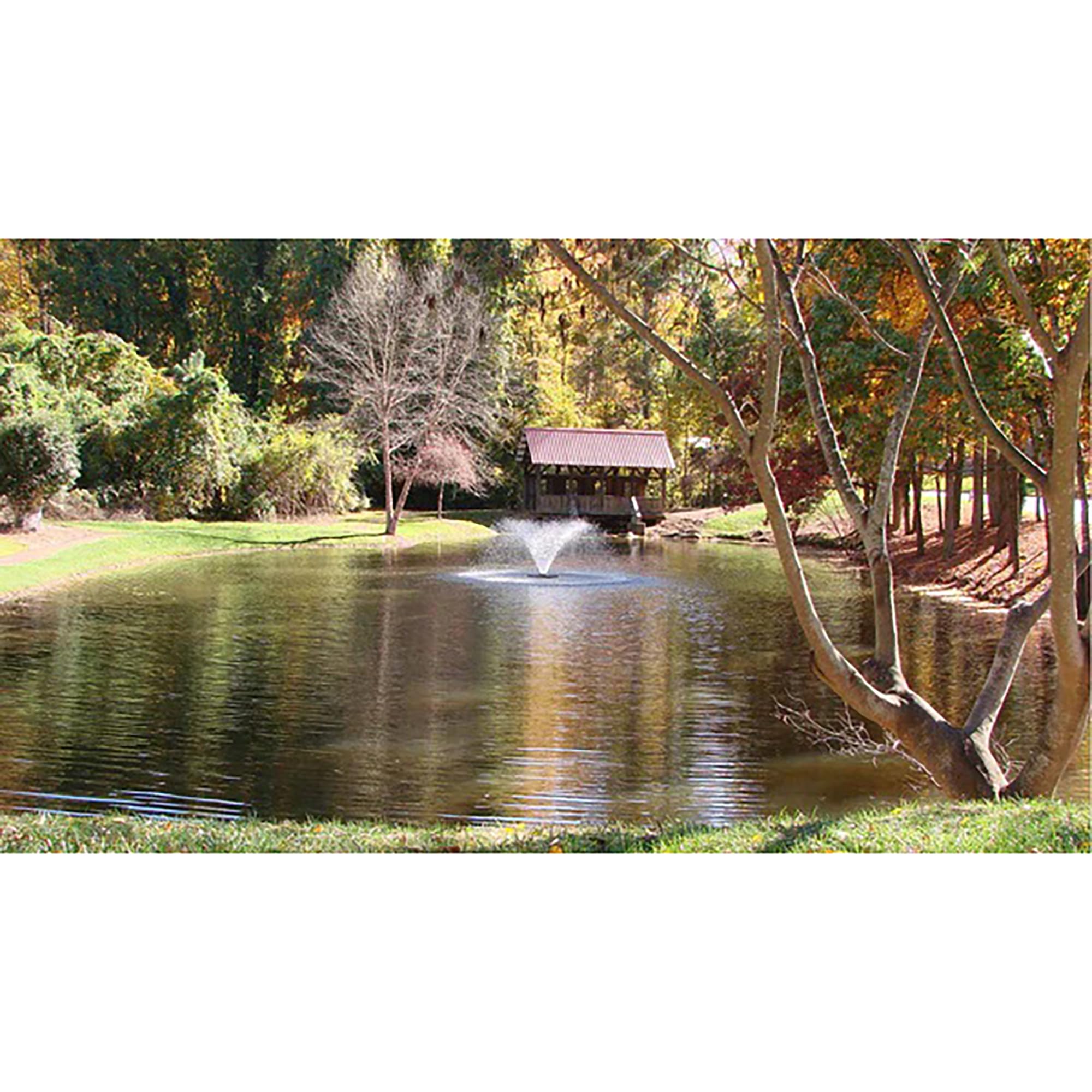 Scott Aerator DA-20 Pond Aerator Display - 1/2 Horse Power 115V 70ft Cord | Aerating Pond Fountain for Up to 3/4 Acre | Pond Aeration System | Pond Aerator Pump for Small Ponds | Made in USA