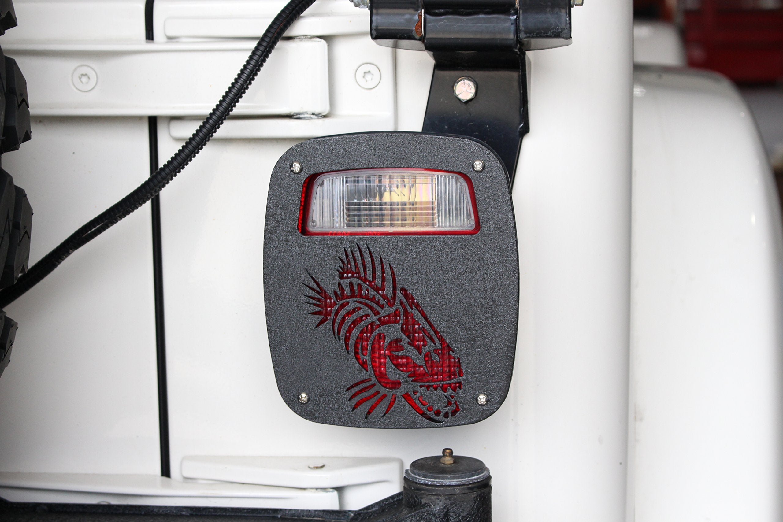 Taillight Fishbone Guard, TJ