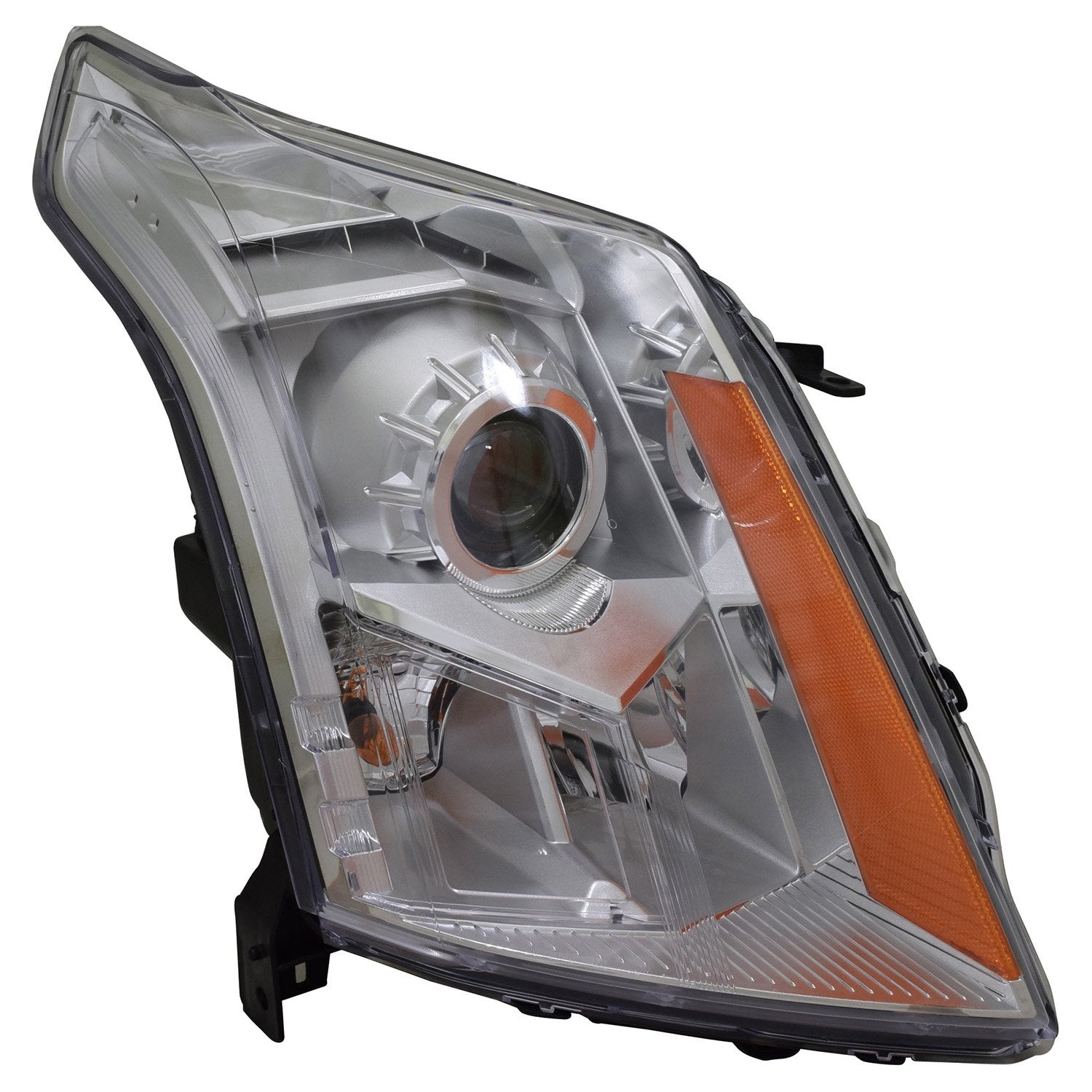Right TYC Headlight Assembly Compatible with 2014-2016 Cadillac SRX