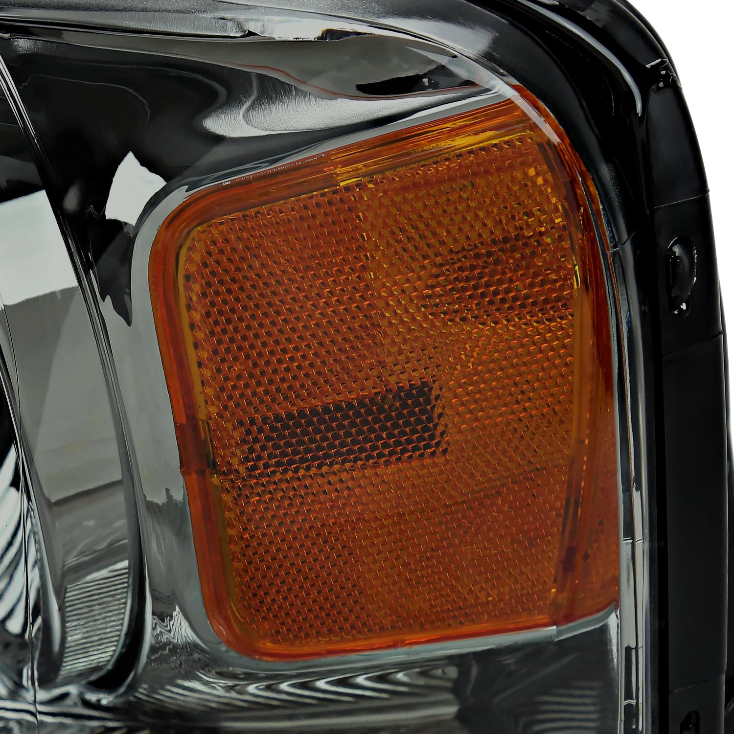 Light Smoke Spec-D Tuning Headlights Compatible with 2004-2008 Ford F-150, Left + Right Pair Headlamps Assembly