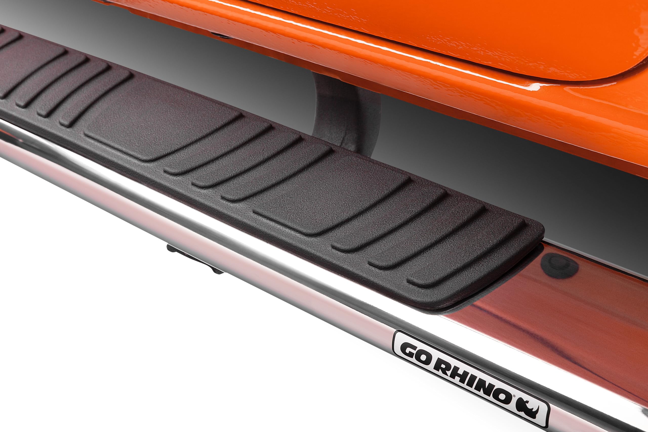 Go Rhino 5" OE Xtreme Sidesteps & Brackets Low Profile | Cab Length, Polished Stainless Steel | 685443280PS | Fits 2024 Toyota Tacoma Double Cab