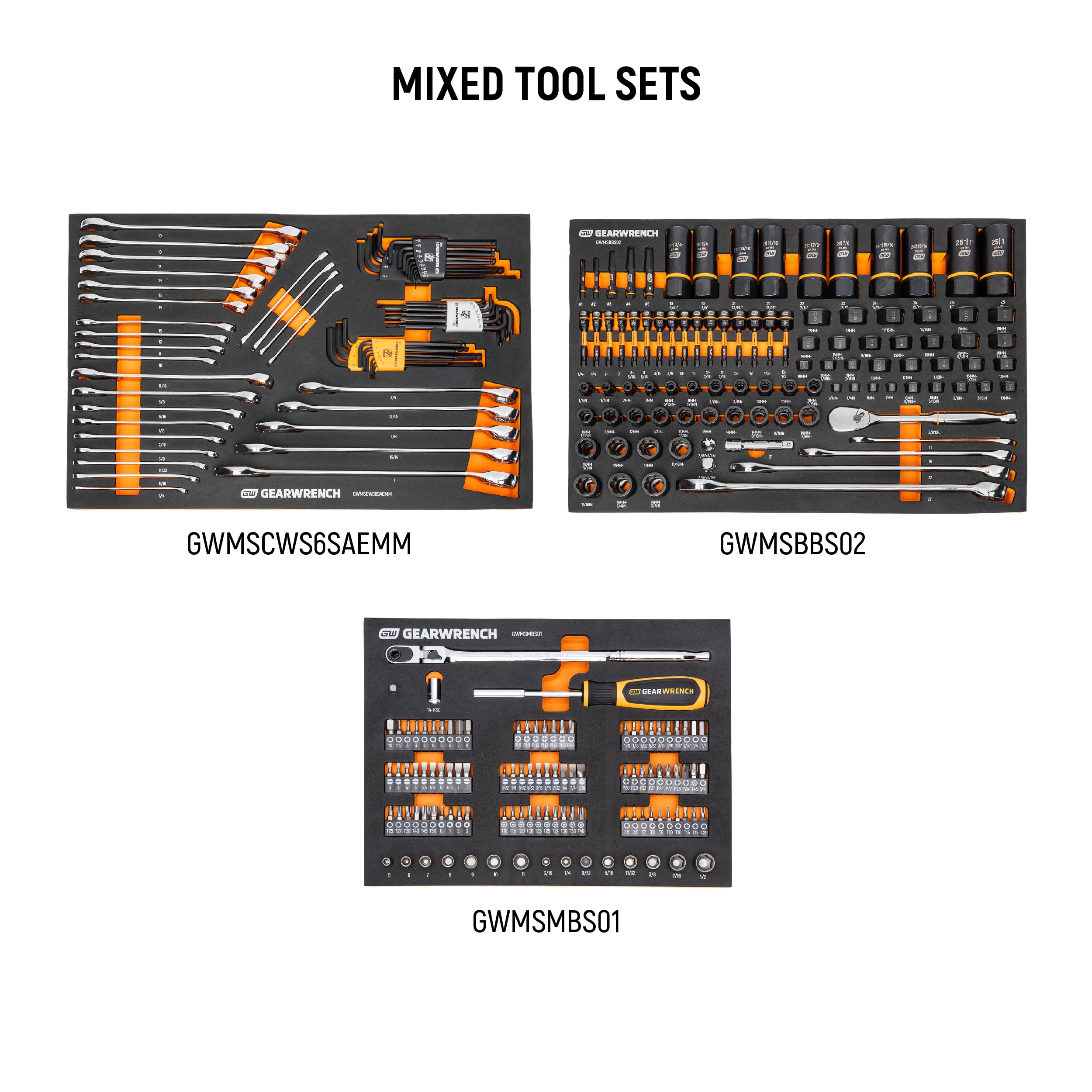 Master Mechanics Tool Set GEARWRENCH 791 Piece in Premium Modular Foam Trays with GSX Mobile Tool Storage | MEGAMODPRO