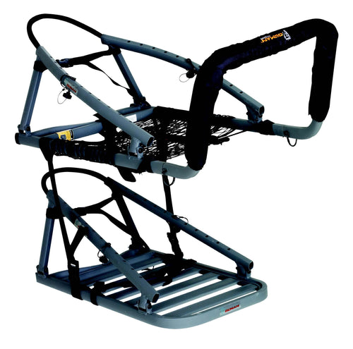 Alumalite CTS Ol'Man TREESTANDS Climbing Stand, Aluminum Construction with 21" Wide Net Seat