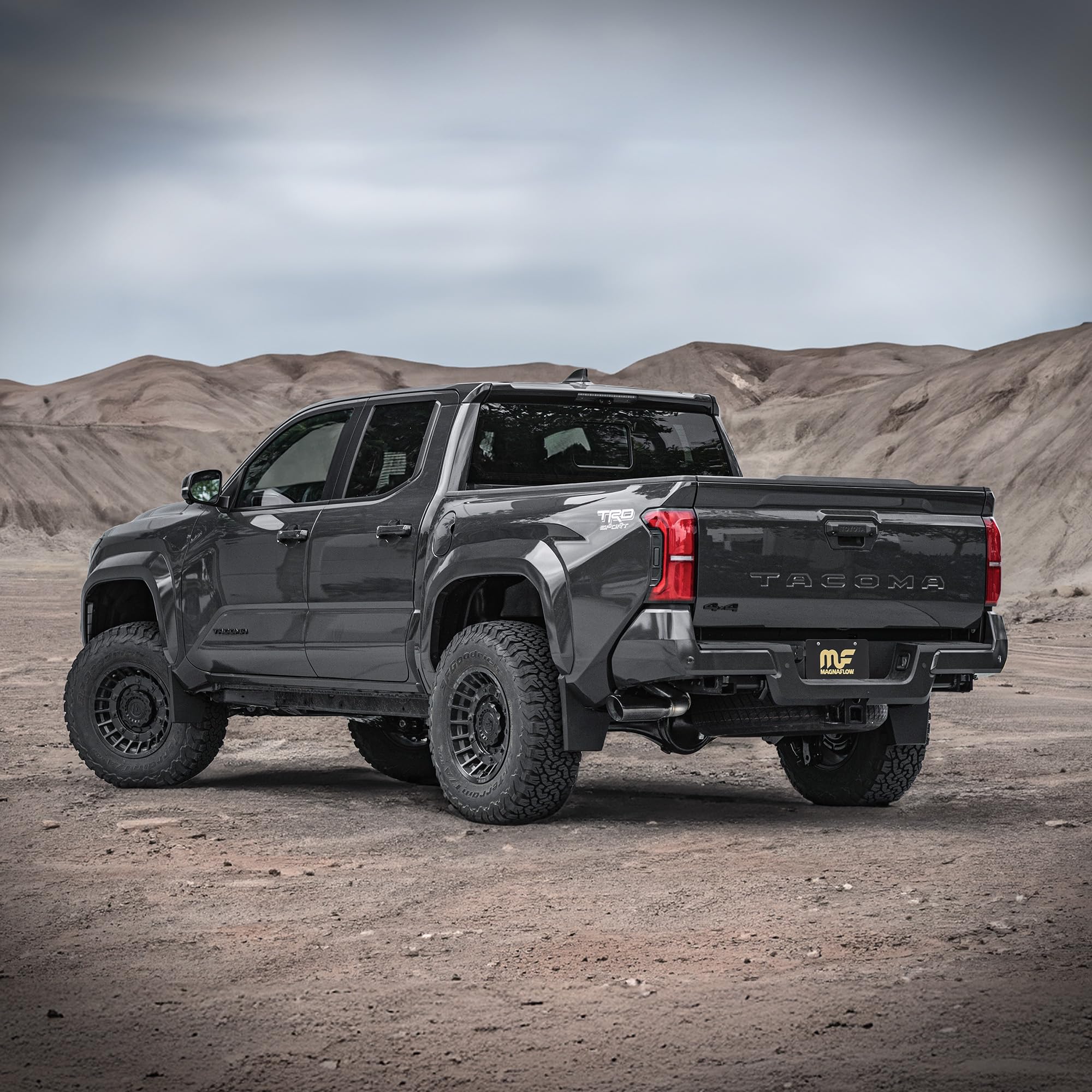 Performance Exhaust System MagnaFlow 19680: Cat-Back, SPEQ Series, For 2024-2025 Toyota Tacoma 2.4L, Single Driver Side Rear Exit