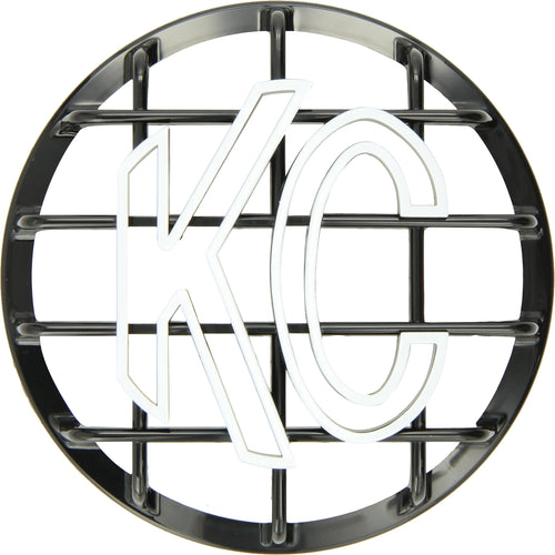 6" KC HiLiTES Black ABS Stone Guard - Single Guard 7210