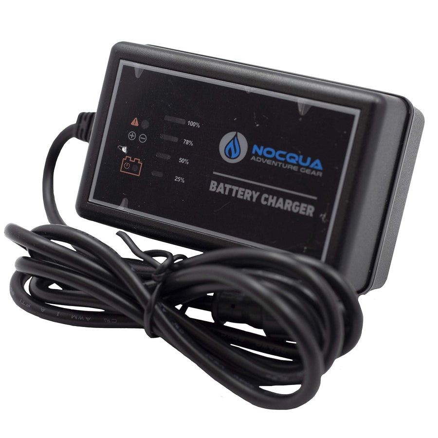 Nocqua Powered YakAttack 10Ah Battery Power Kit | 12V Lithium Ion | Kayak Fish Finder | Rechargeable 12Volt Battery | Kayak Fishfinder Power Kit & Charger | Kayaking Fishing Accessory