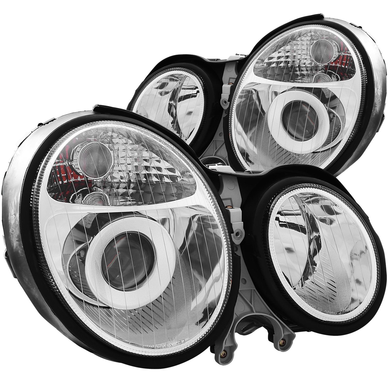 Projector Headlight Set-Chrome ANZO USA 121086