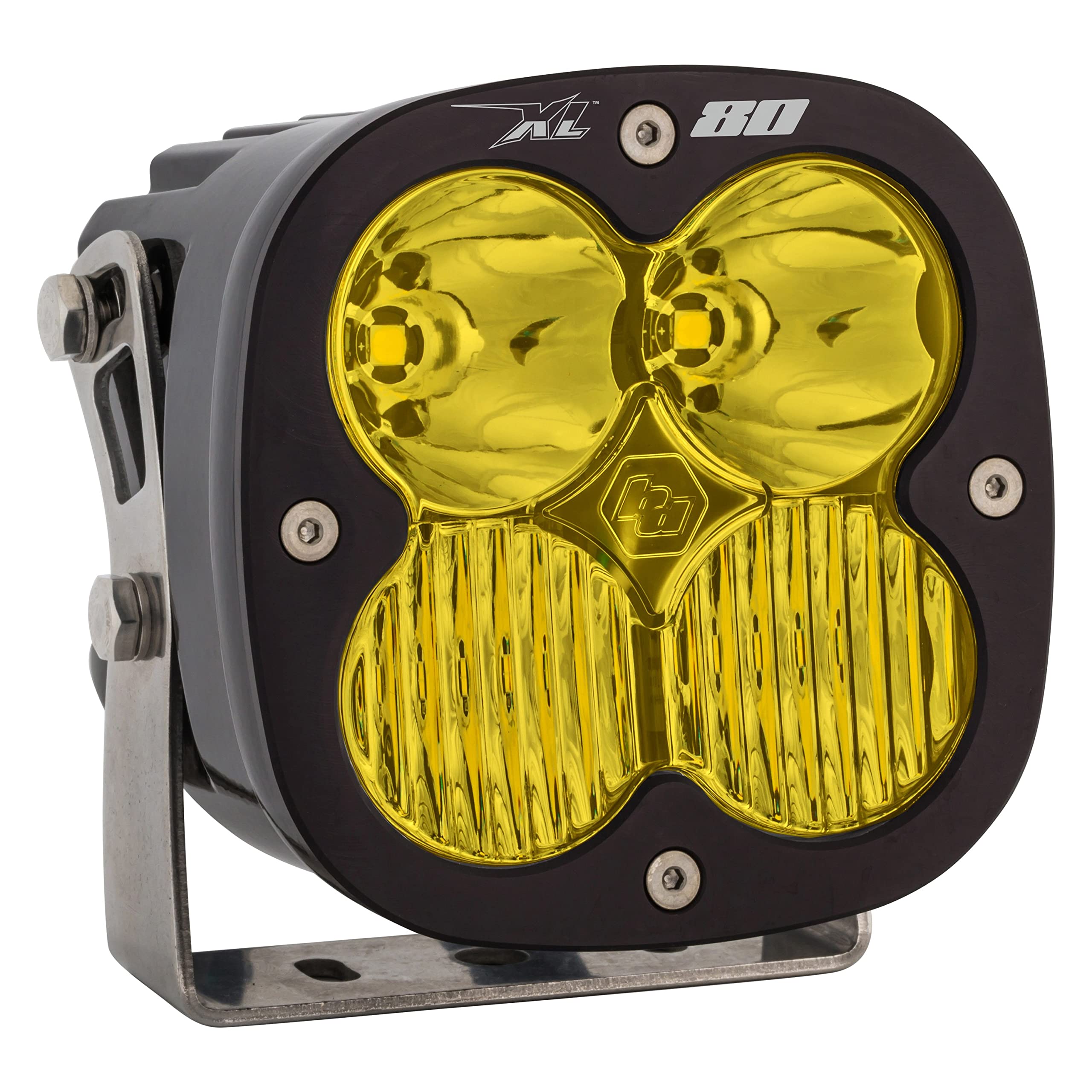 Baja Designs LED XL80 Pod for Jeeps, Off Road 4x4, Trucks (Driving/Combo; Amber)