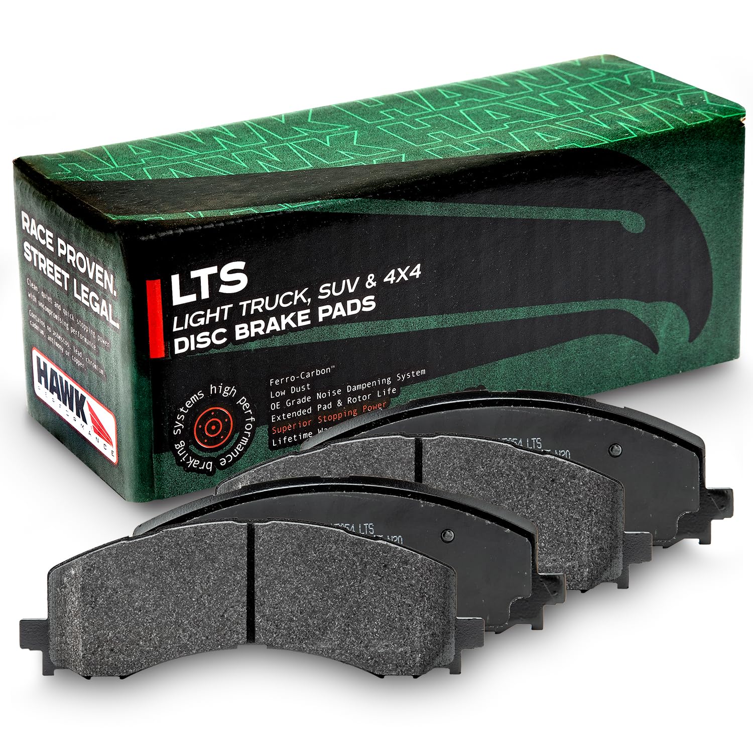 Hawk Performance LTS HB954Y.631 Light Truck and SUV Street Brake Pads