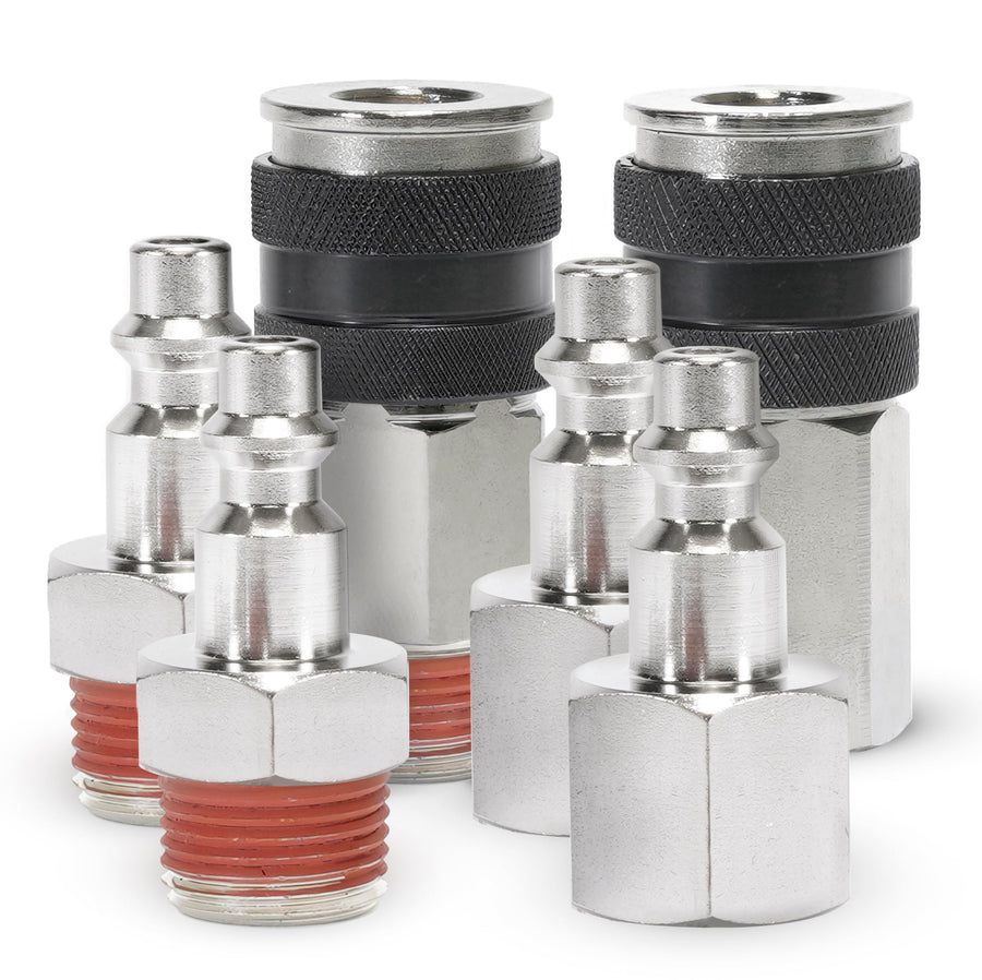 3/8" NPT M & F Couplers, Quick Connect Studs 3/8" M (2) & F (2), NO LOGO