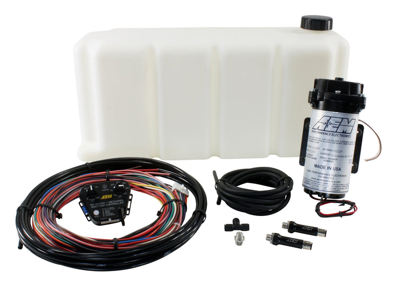 V2 AEM (30-3301) 5-Gallon Water/Methanol Injection Kit with HD Controller and Internal MAP Sensor