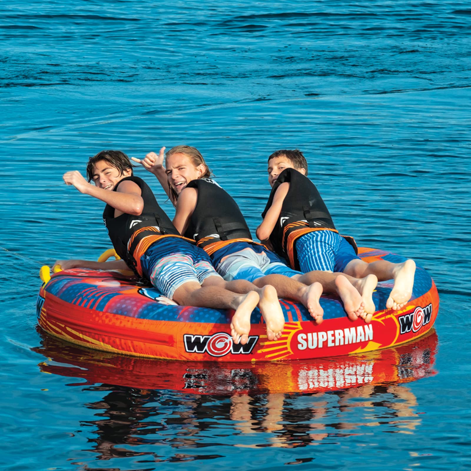 DC Comics Superman WOW Sports Unisex-Teen 1-3 Person, Multi