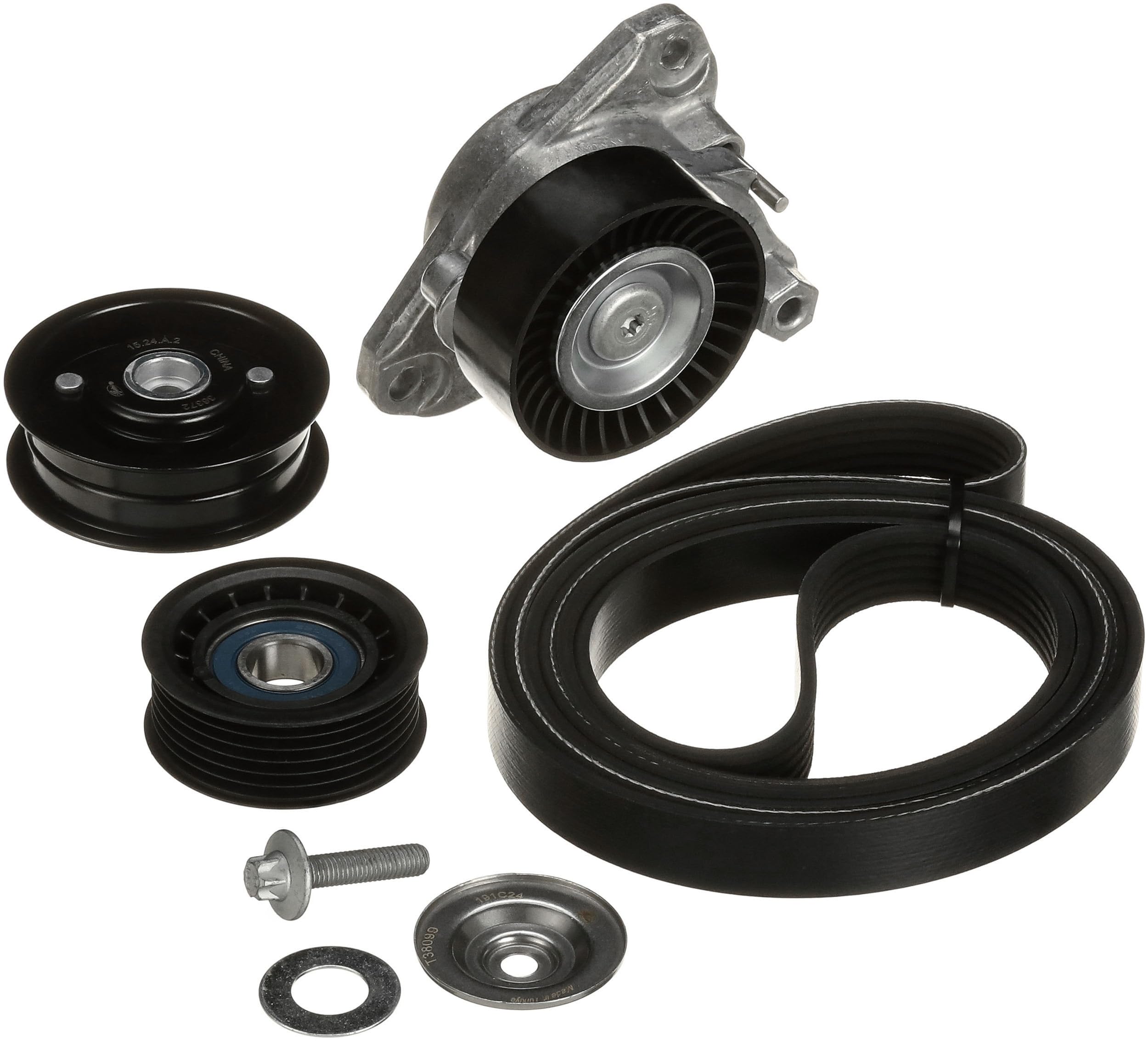 Gates - Mercedes-Benz E350 V6 3.5L Serpentine Belt Kit 06-11 (90K-38319E)