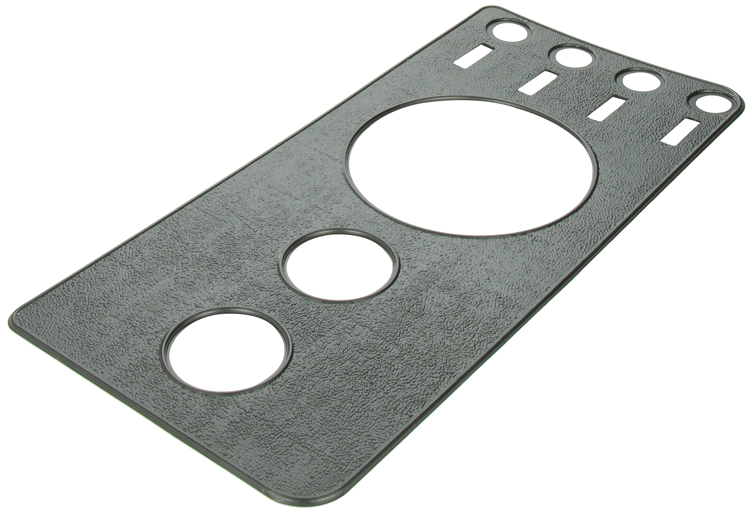 Dash Overlay Panel Crown Automotive 5457117NR, Black