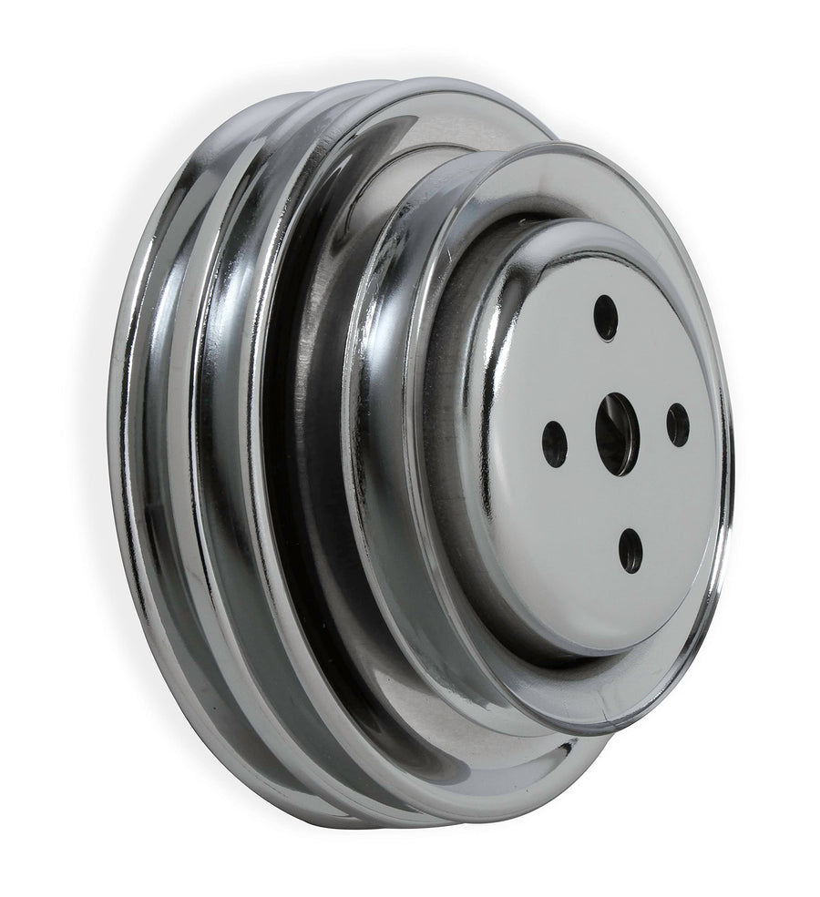 Chrome Plated Steel Mr Gasket Engine Pulley 8829