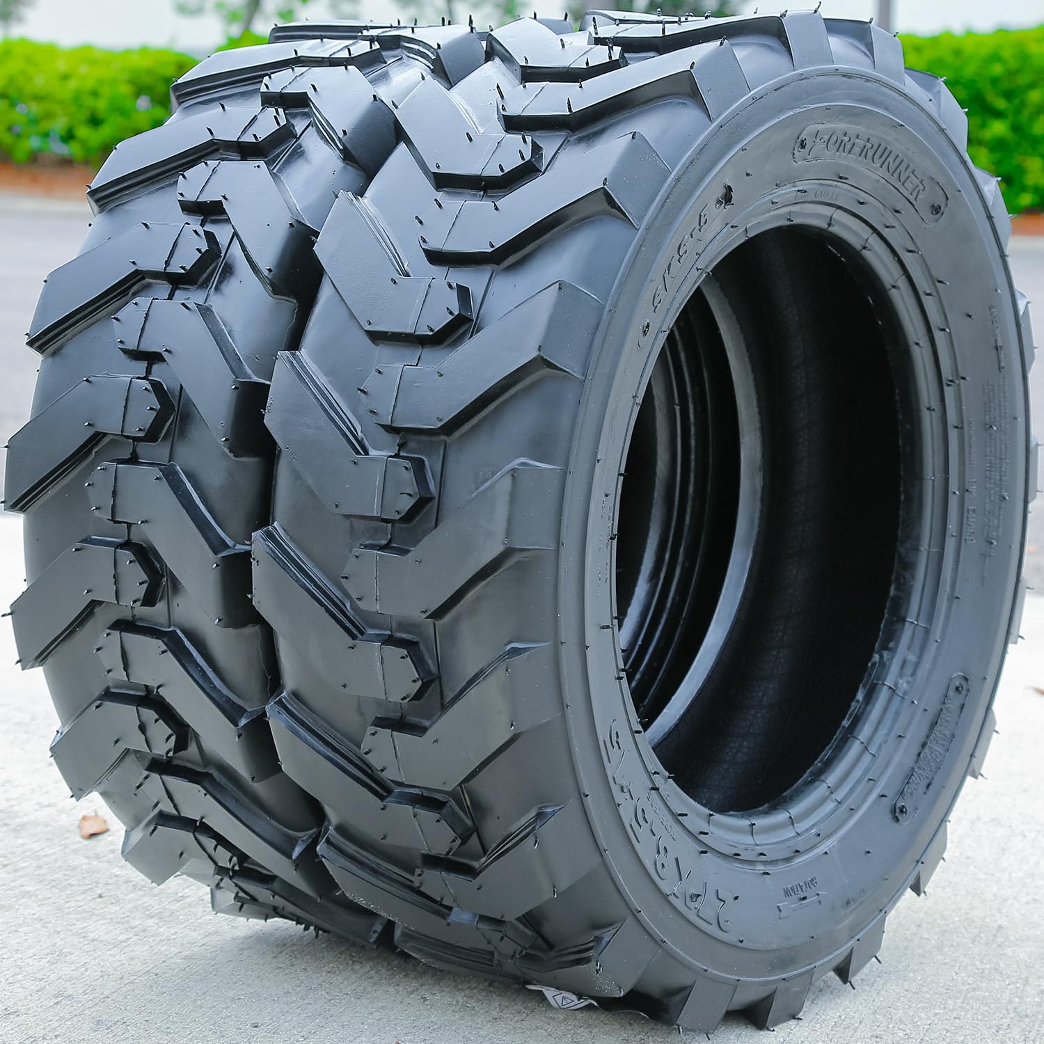 SKS-5 Forerunner Industrial Skid Steer All-Season Tire-27X8.5-15 27X8.5X15 Load Range 6-Ply BSW Black Side Wall