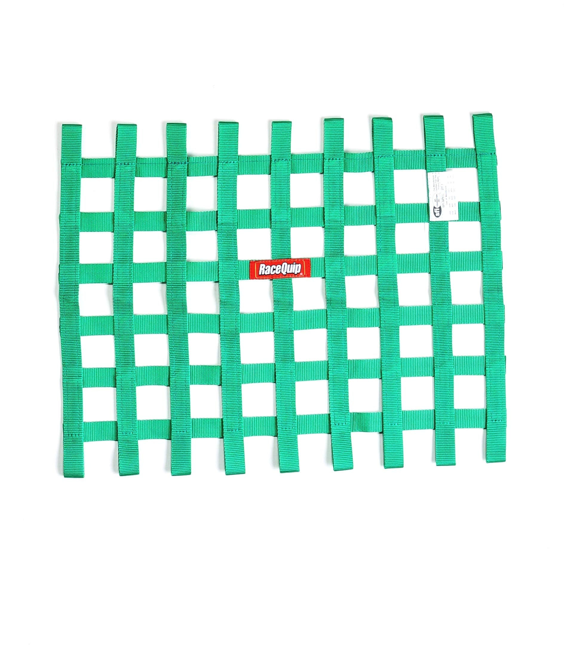 Window Net RaceQuip 725075RQP SFI 27.1 1 in Webbing 18 x 24 in Rectangle Green