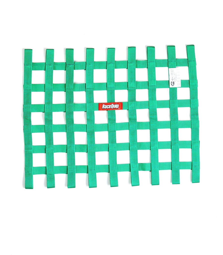 Window Net RaceQuip 725075RQP SFI 27.1 1 in Webbing 18 x 24 in Rectangle Green