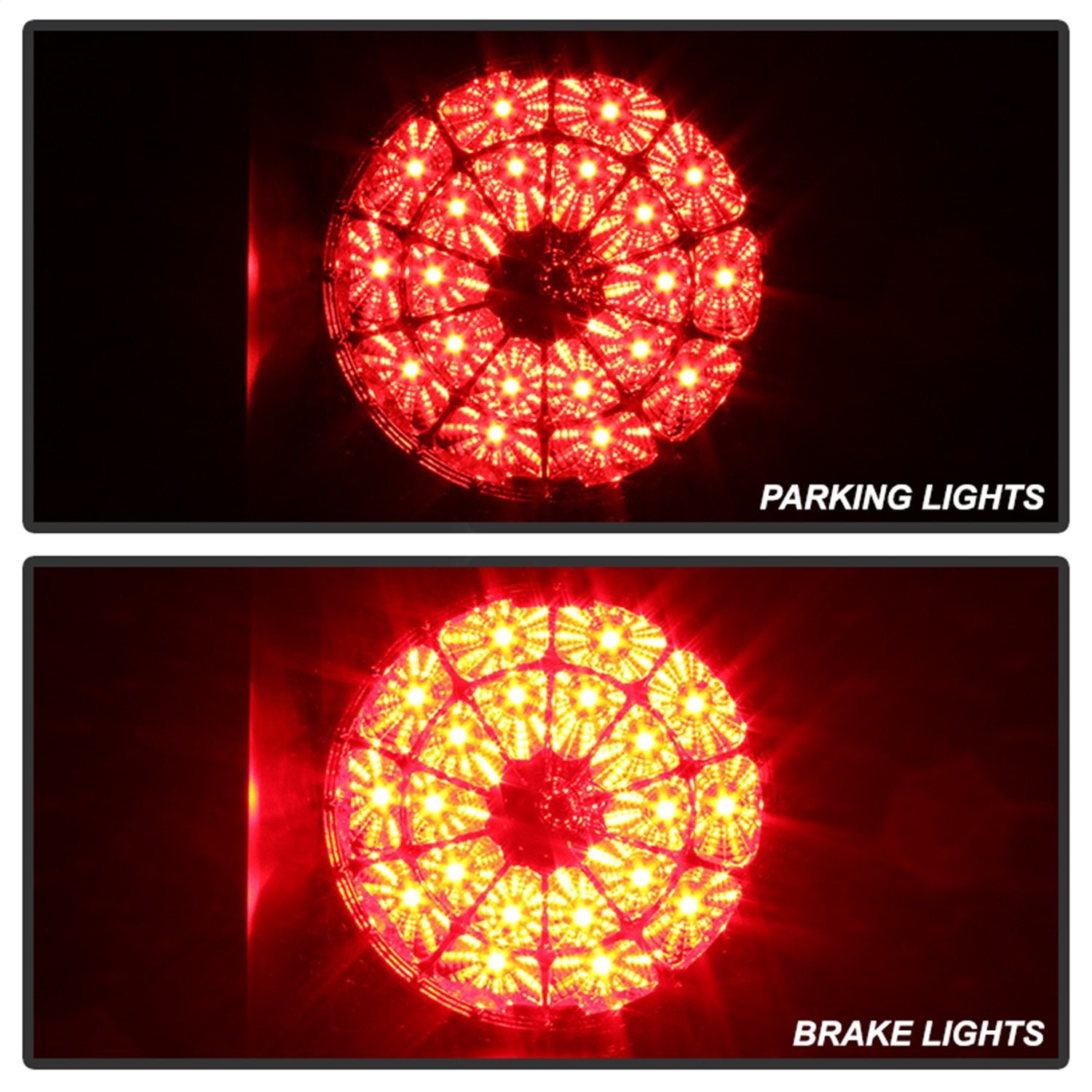 LED Tail Lights Black/Smoked Spyder Auto 5078254