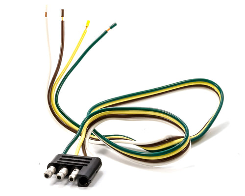 24" Long EAZ LIFT 4-Way Wishbone Trailer Harness Male Plug (64841)
