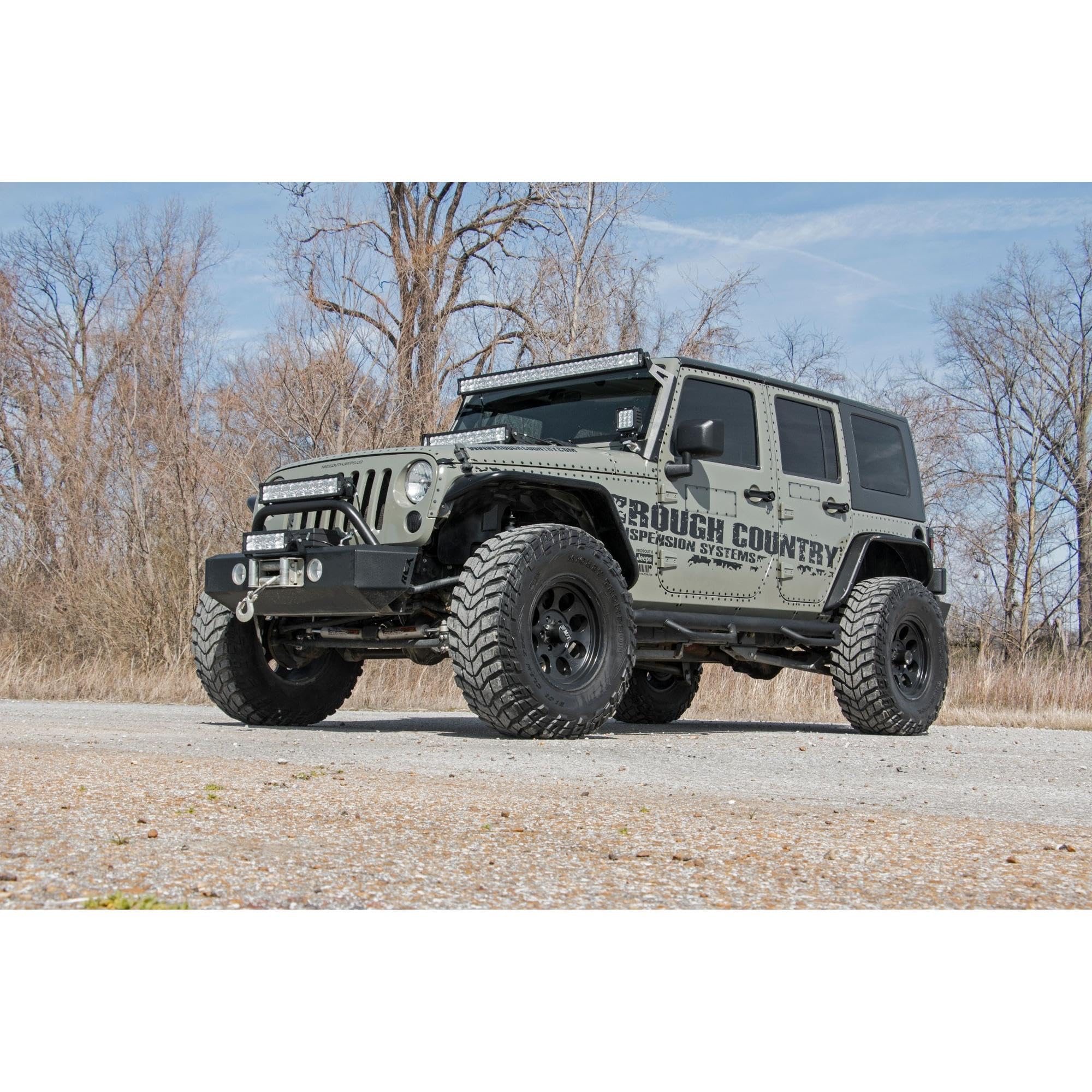 4" Rough Country X-Series Lift Kit for 07-18 Jeep Wrangler JK Unlimited - 67440