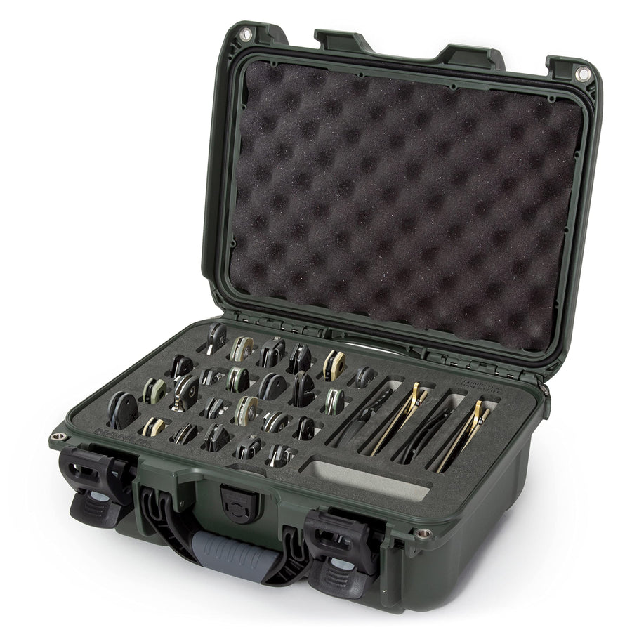Case Nanuk w/Foam Insert for 28 Knives - Olive 915-28KNI6
