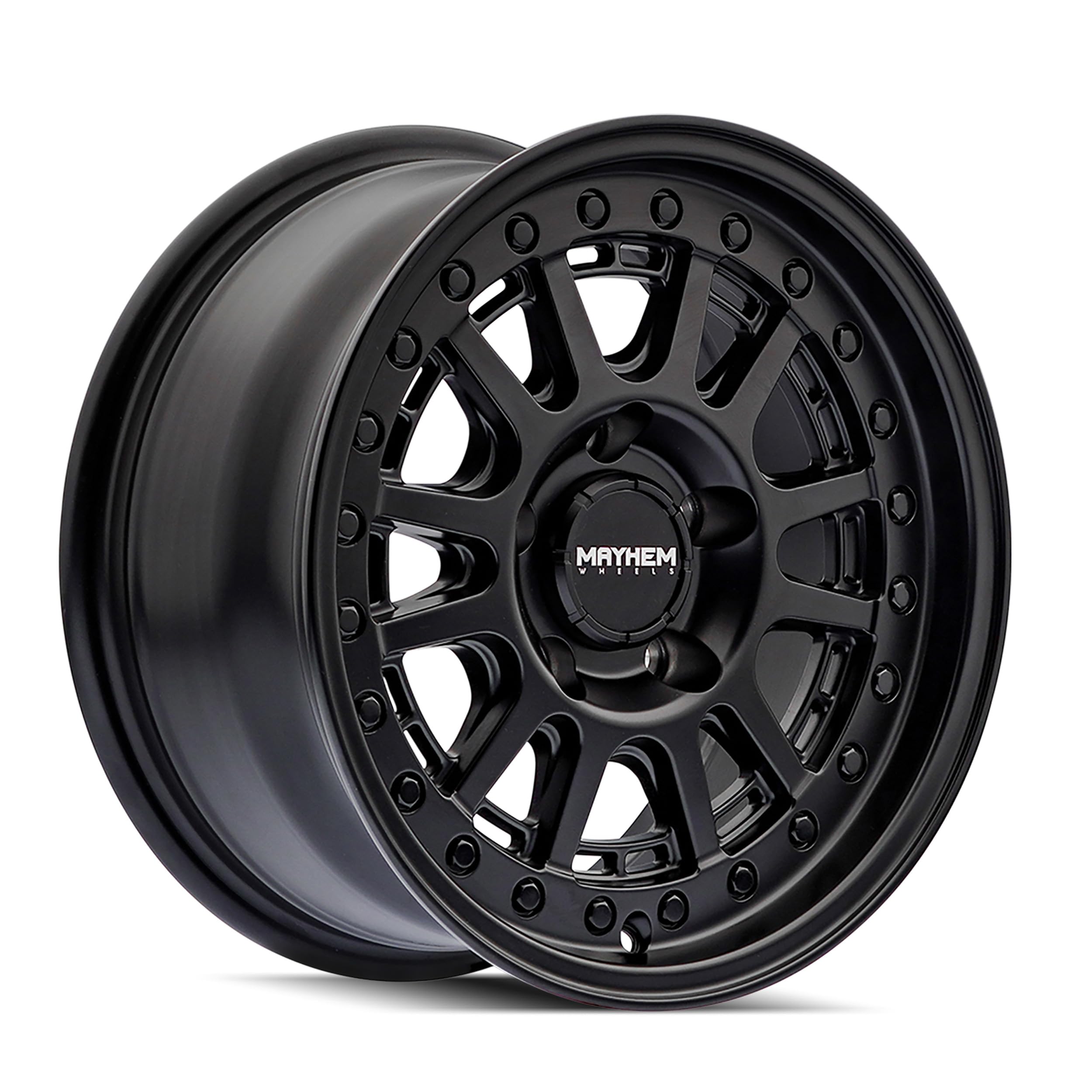 Black Mayhem Wheel with Matte (20 x 0. inches /0 x 106 mm, 0 mm Offset)