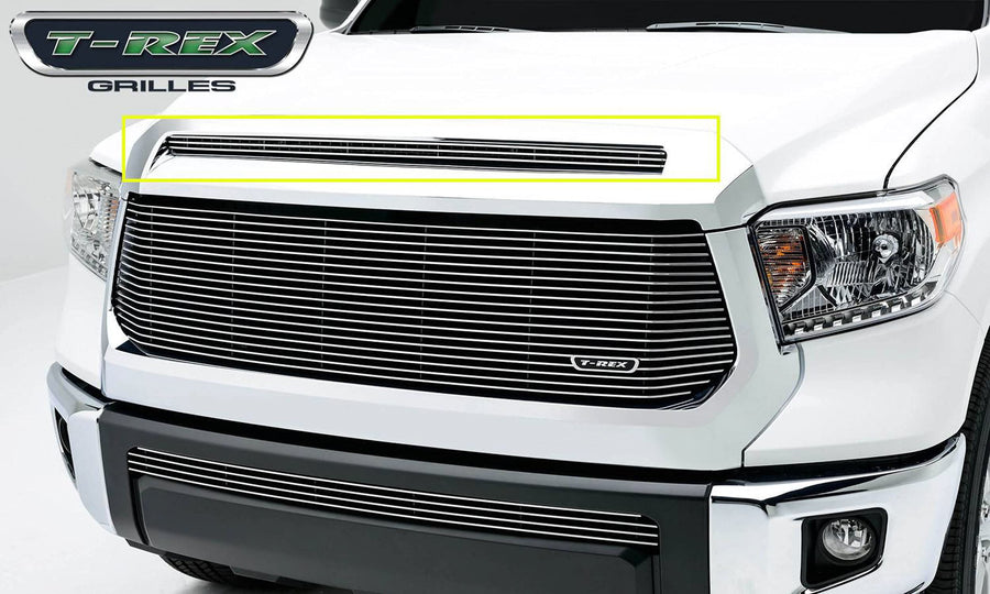 Polished Billet Grille, 1 Pc, Overlay Compatible with Tundra (2014-2021), Does Not Fit Vehicles with Camera - PN #21964