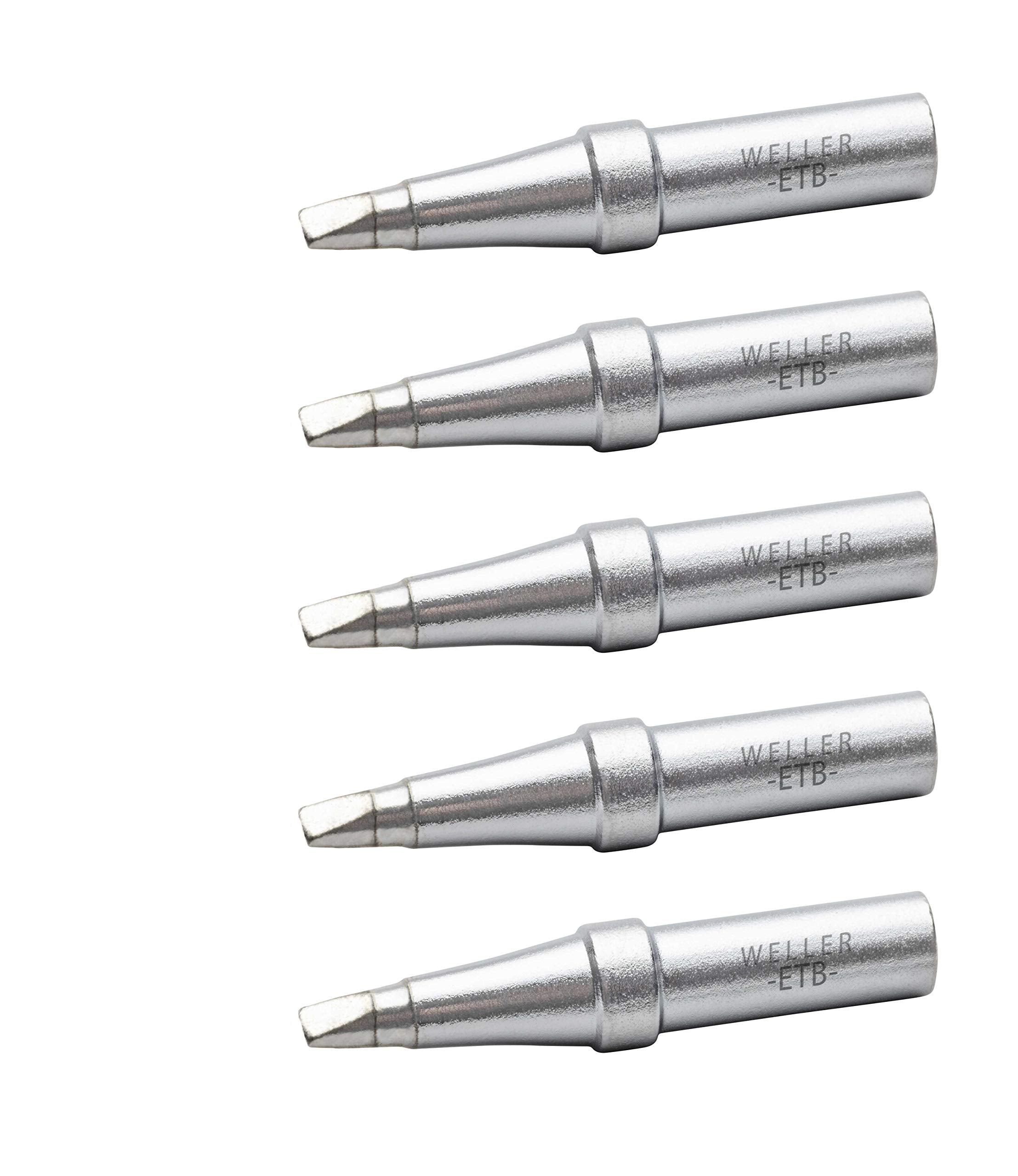 Weller WE1010 Genuine Soldering Tip Set (ETB-5), Screwdriver, 0.093" / 2.4 mm, 5 PCS
