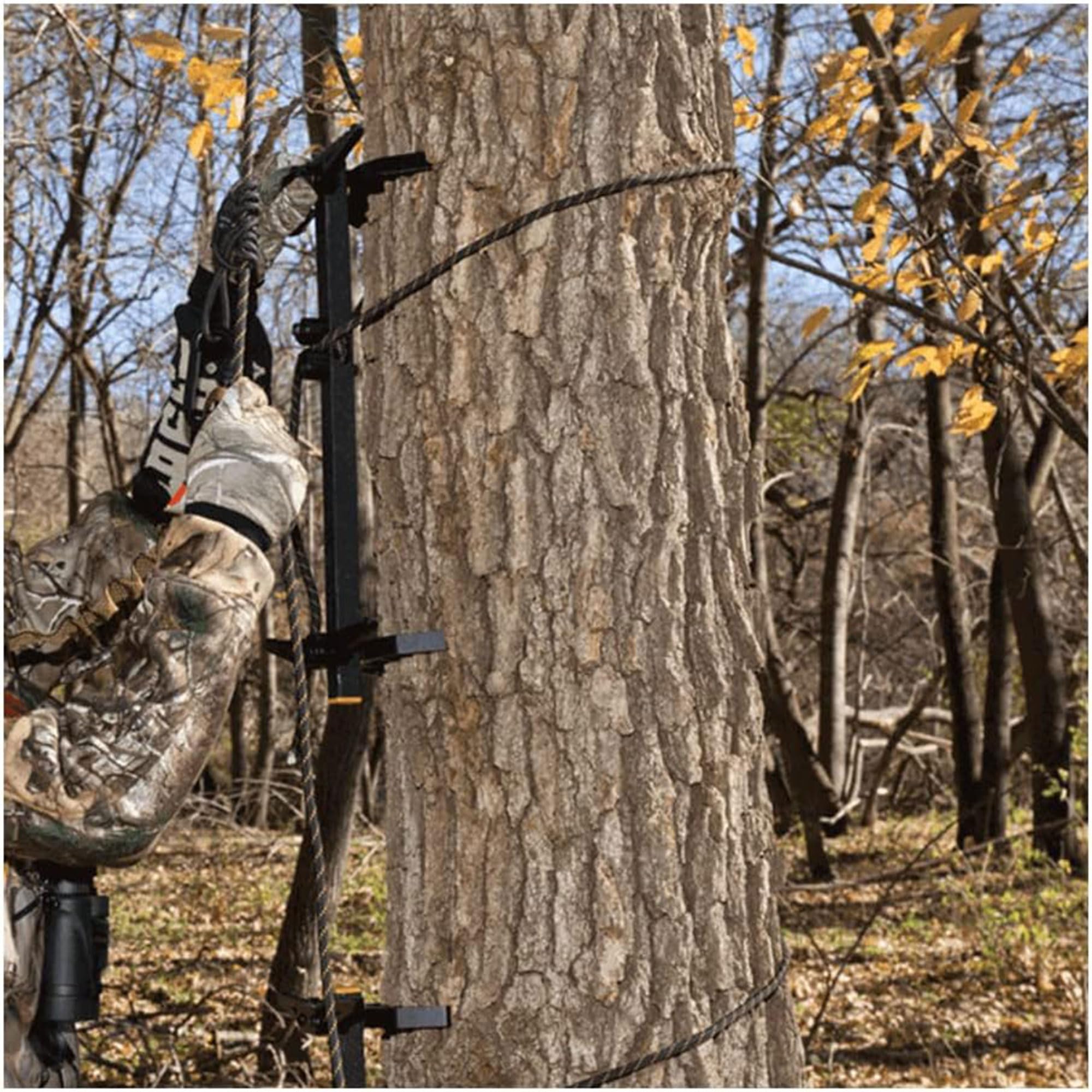 20-Inch Muddy Pro Aluminum Climbing Stick with Built-in Teeth and Aluminum Bark Biters for Crooked or Straight Trees (4-Pack)