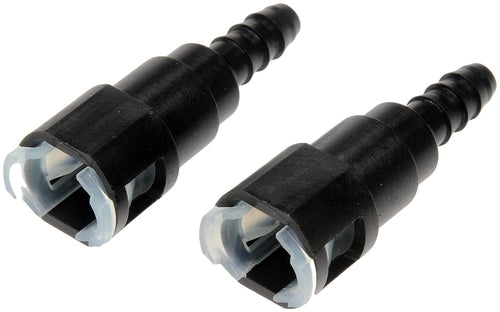 Dorman Fuel Line 800-085 Quick Connector That Adapts 3/8 In. Steel To 5/16 In. Nylon Tubing, 2 Pack Universal Fit