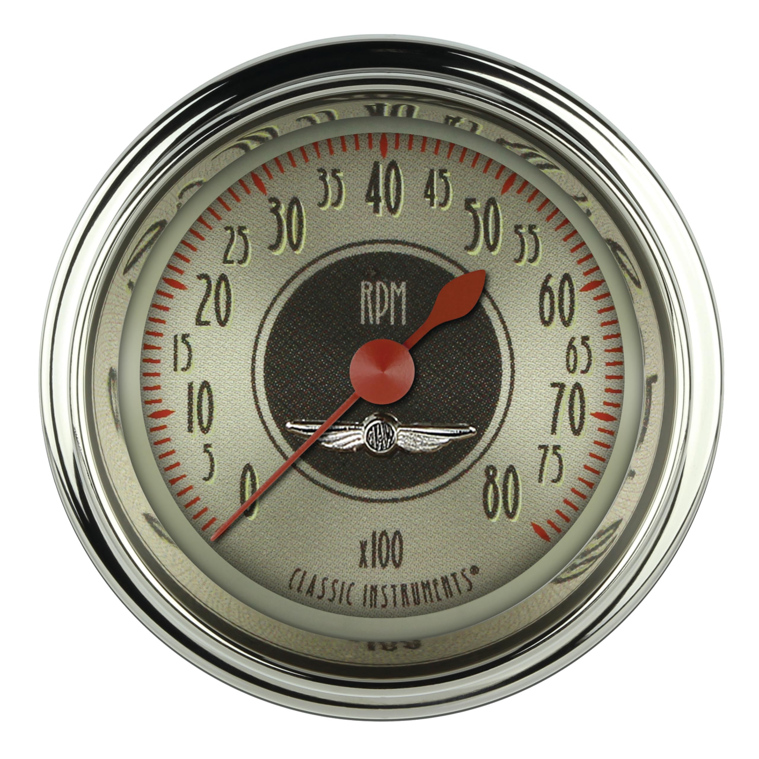AN183SHC Classic Instruments All American Nickel 2 1/8" Tachometer 8000 RPM