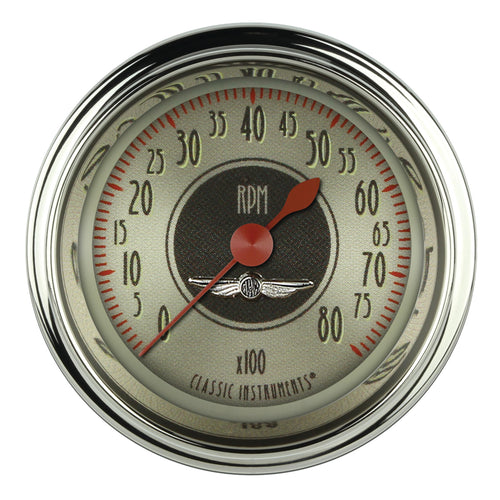 AN183SHC Classic Instruments All American Nickel 2 1/8" Tachometer 8000 RPM
