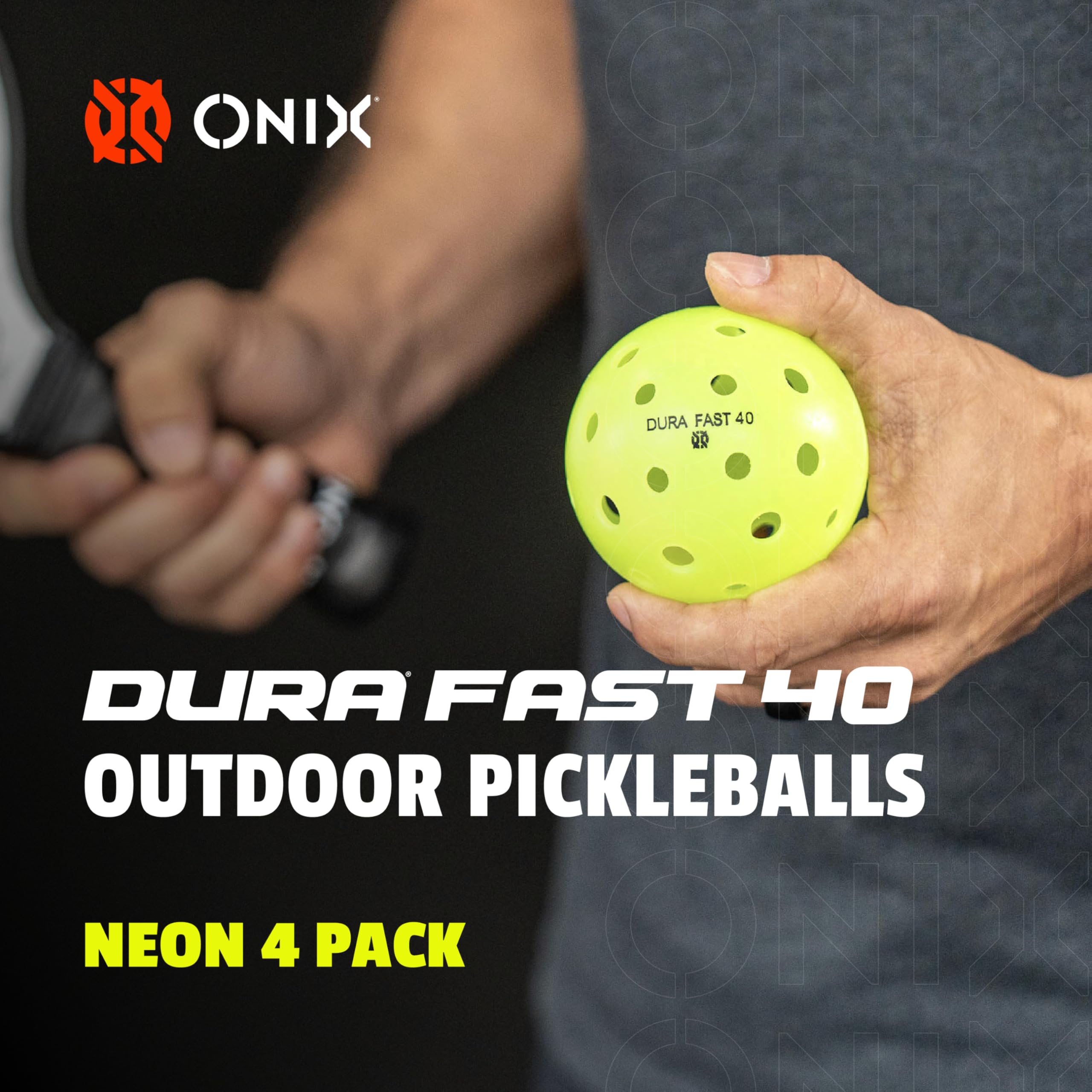 Onix DURA Fast 40 Outdoor Pickleballs – Neon