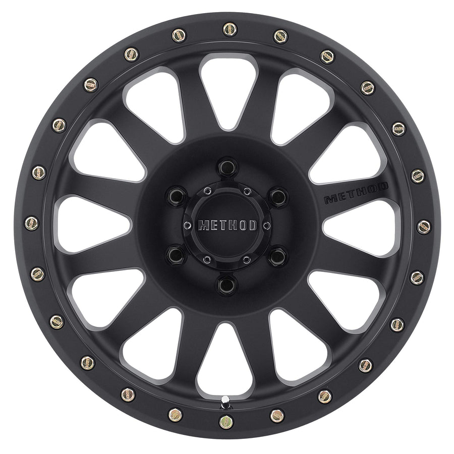 304 Method Race Wheels Double Standard Matte Black 17x8.5" 6x135", 0mm offset 4.75" Backspace, MR30478516500