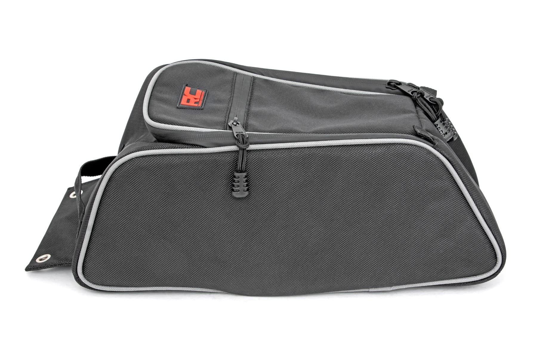 Center Storage Bag Rough Country for Polaris RZR Pro R - Water & Dust Resistant Nylon UTV Storage Organizer with Phone Pocket